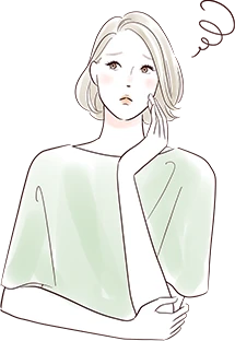 悩む人